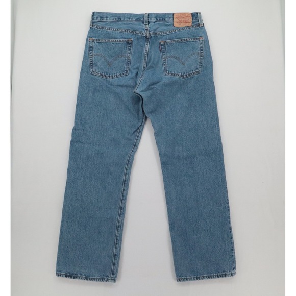 Levi's Other - Vintage 90s Levi's 501 Mens 36x30 (31) Blue Straight Leg Button Fly Jeans 0193